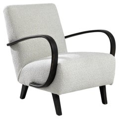 1950s Czech Upholstered Armchair by J. Halabala