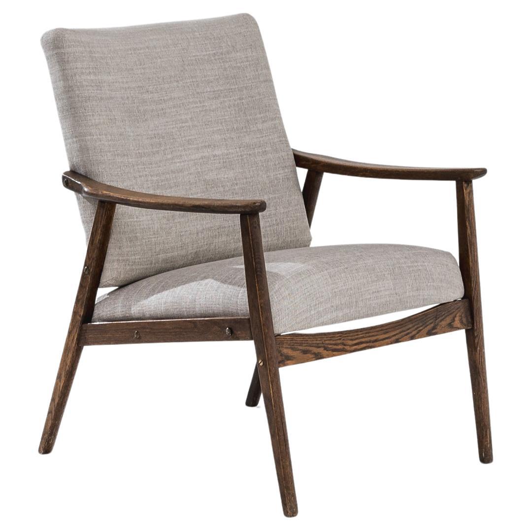 1950s Czech Upholstered Armchair