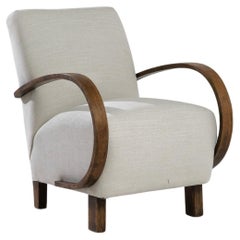 1950s Czech Upholstered Armchair