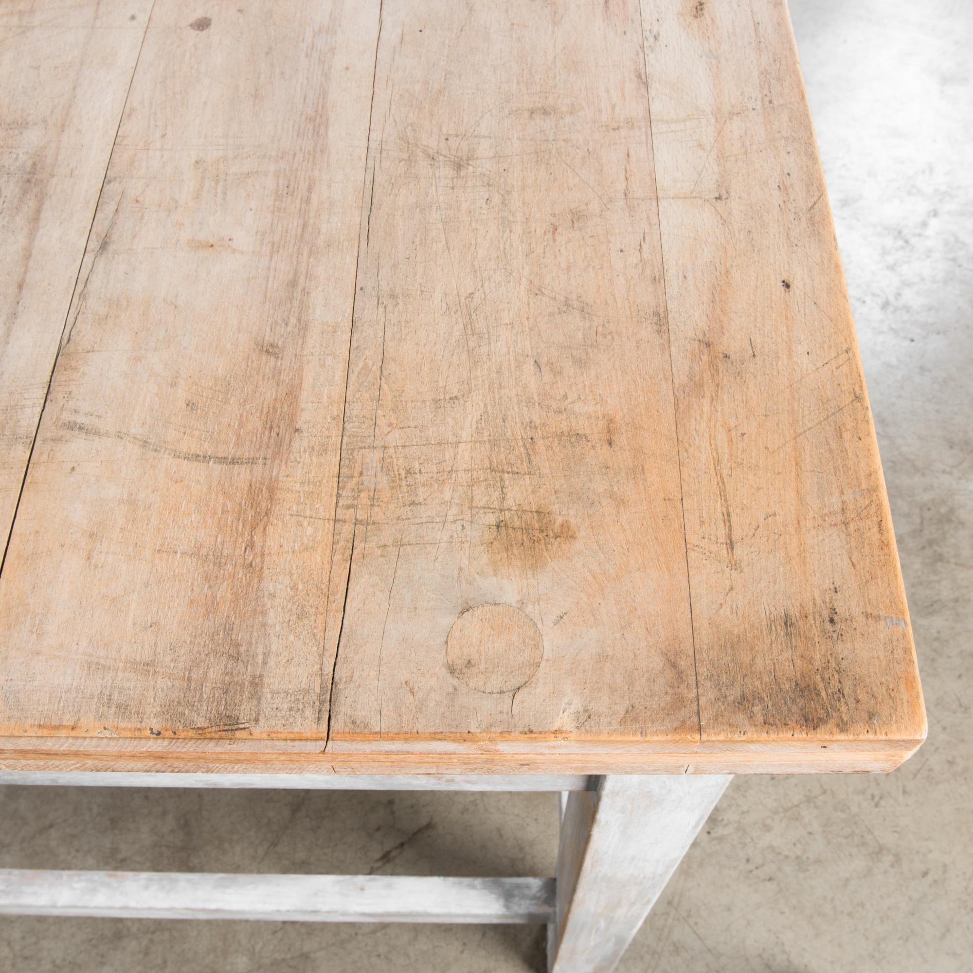 1950s Czech Wood Patinated Table 5