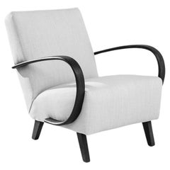 1950s Czech Wooden Armchair by J. Halabala