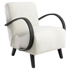 1950s Czech Wooden Armchair by J. Halabala