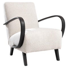 1950s Czech Wooden Armchair by J. Halabala