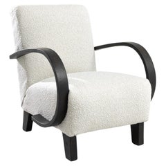 1950s Czech Wooden Armchair by J. Halabala