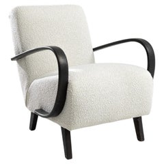 1950s Czech Wooden Armchair by J. Halabala