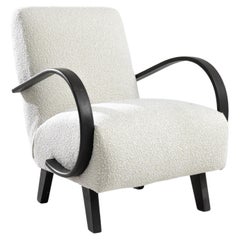 1950s Czech Wooden Armchair by J. Halabala
