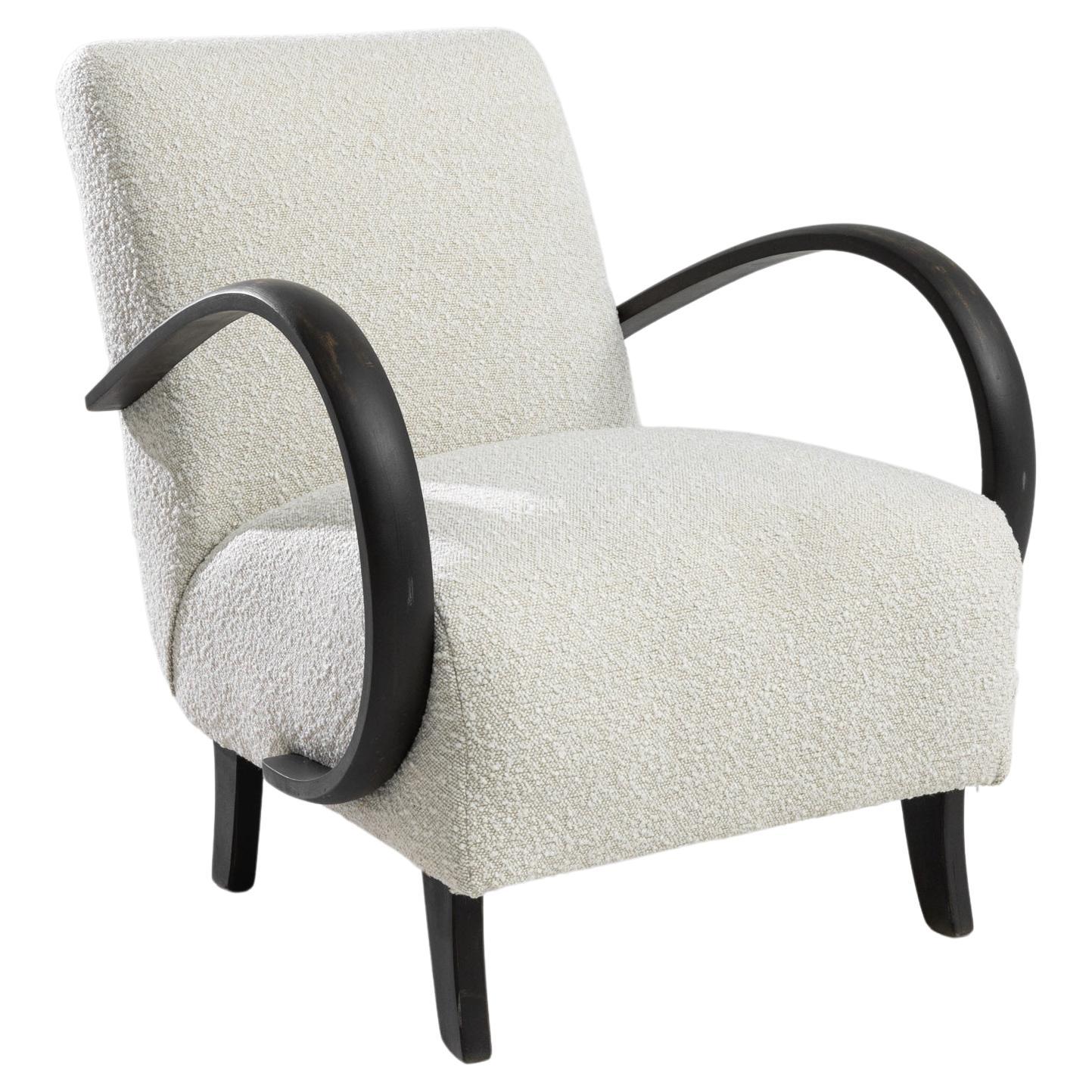 1950s Czech Wooden Armchair by J. Halabala