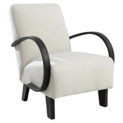 1950s Czech Wooden Armchair by J. Halabala