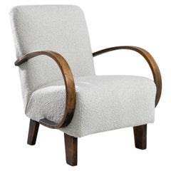 1950s Czech Wooden Armchair by J. Halabala