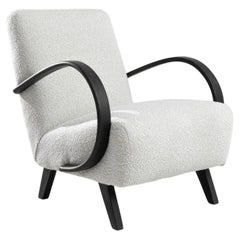 1950s Czech Wooden Armchair by J. Halabala