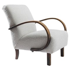 1950s Czech Wooden Armchair by J. Halabala