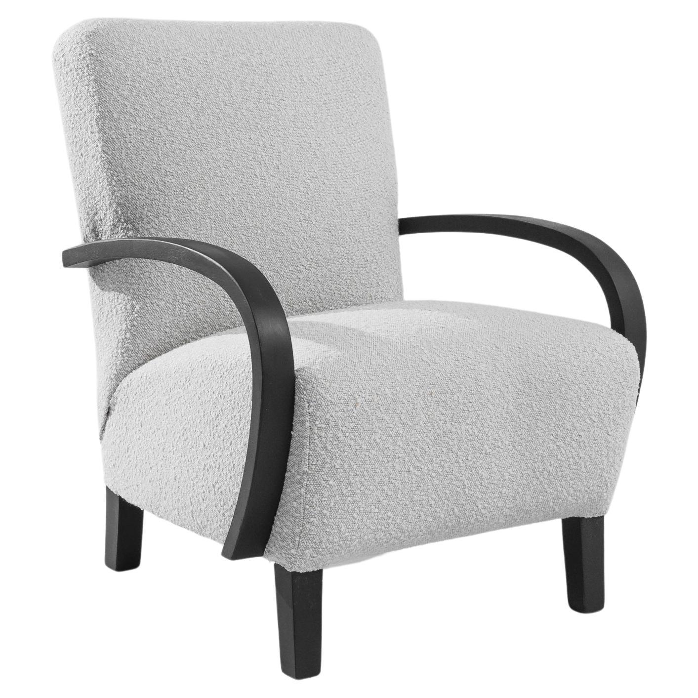 1950s Czech Wooden Armchair by J. Halabala