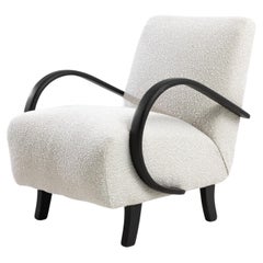 1950s Czech Wooden Armchair by J. Halabala