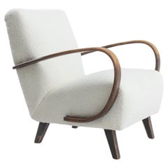 1950s Czech Wooden Armchair by J. Halabala