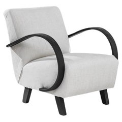 1950s Czech Wooden Armchair by J. Halabala