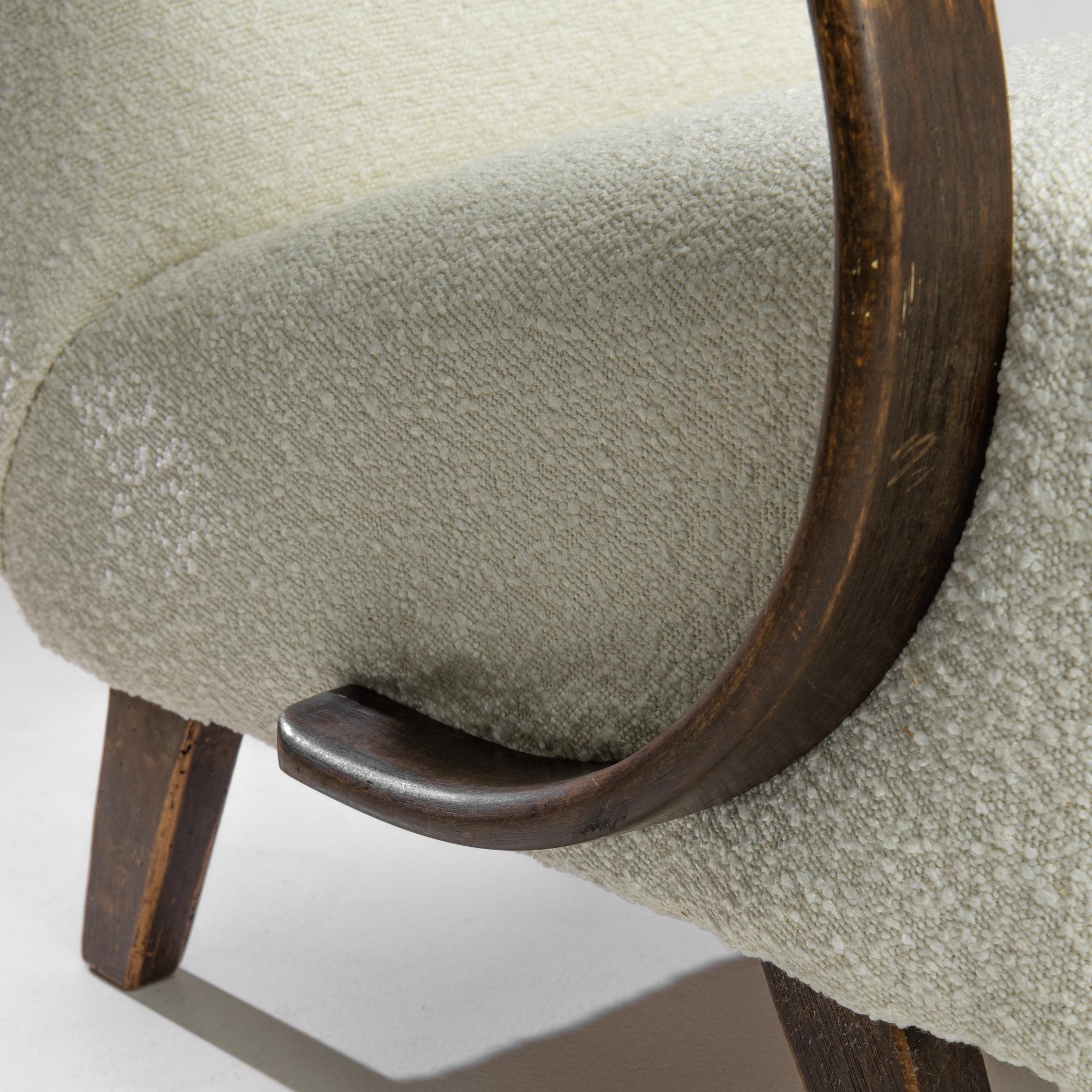 1950s Czech Wooden Armchair 2