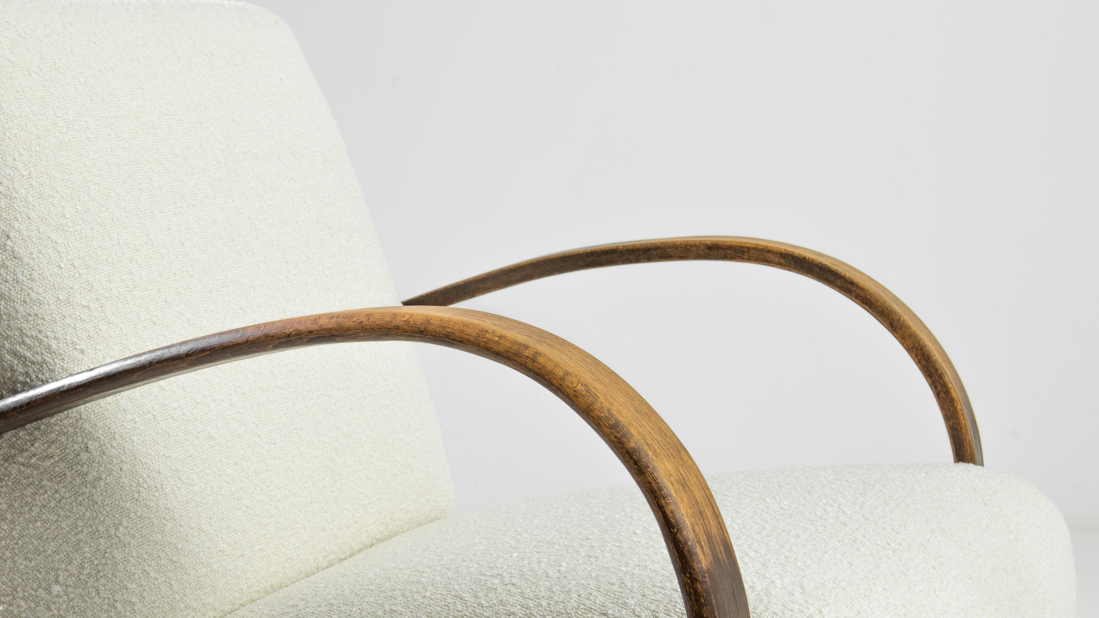 1950s Czech Wooden Armchair 3