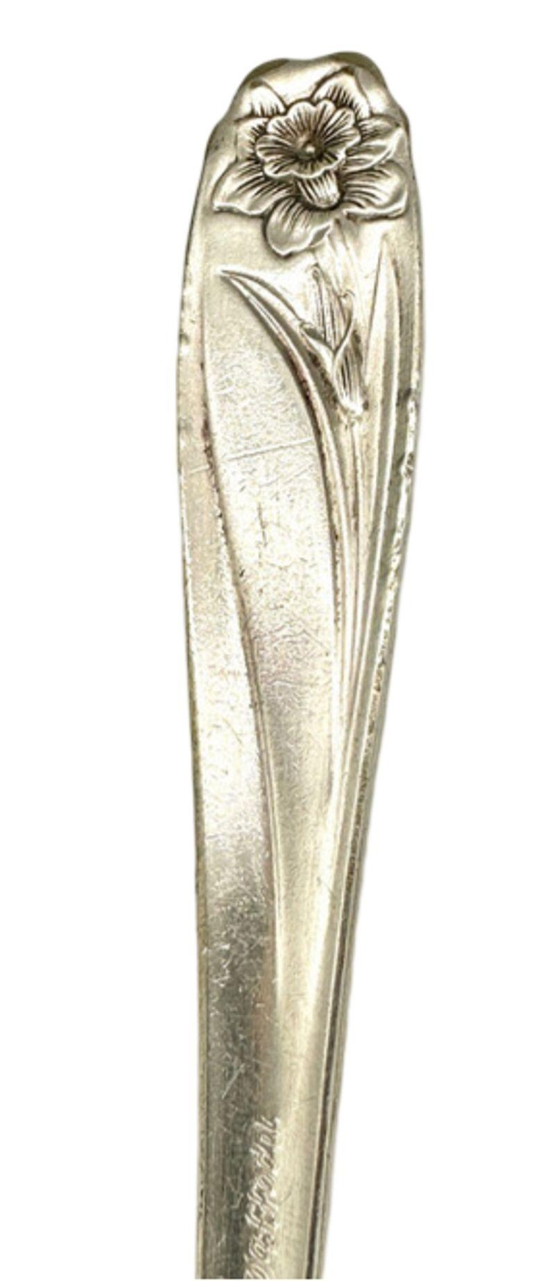 Daffodil-Silberwaren von International Silverware, signiert 1847 von Rodgers Bros., 1950er Jahre im Zustand „Gut“ im Angebot in Van Nuys, CA