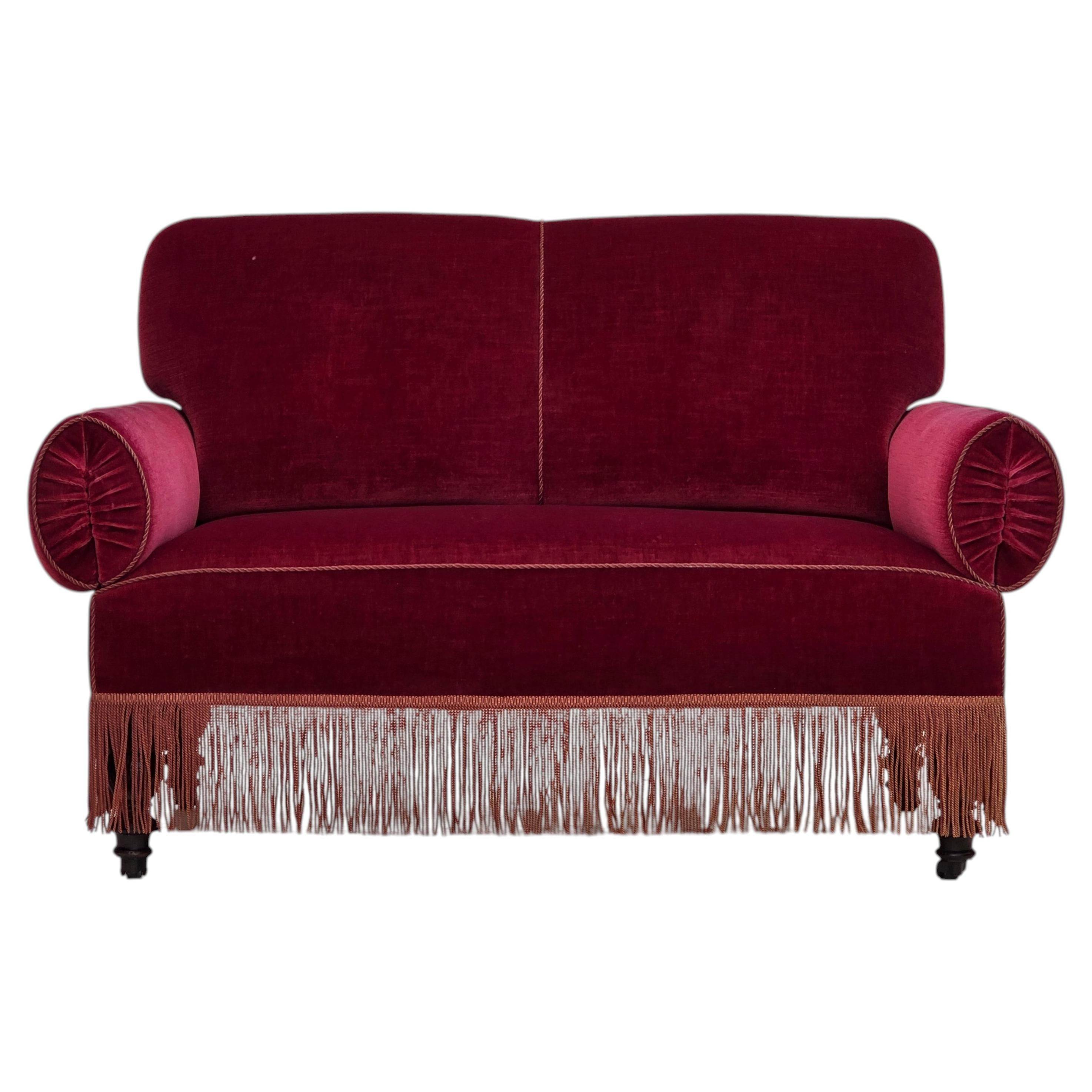 What is a low sofa called?
