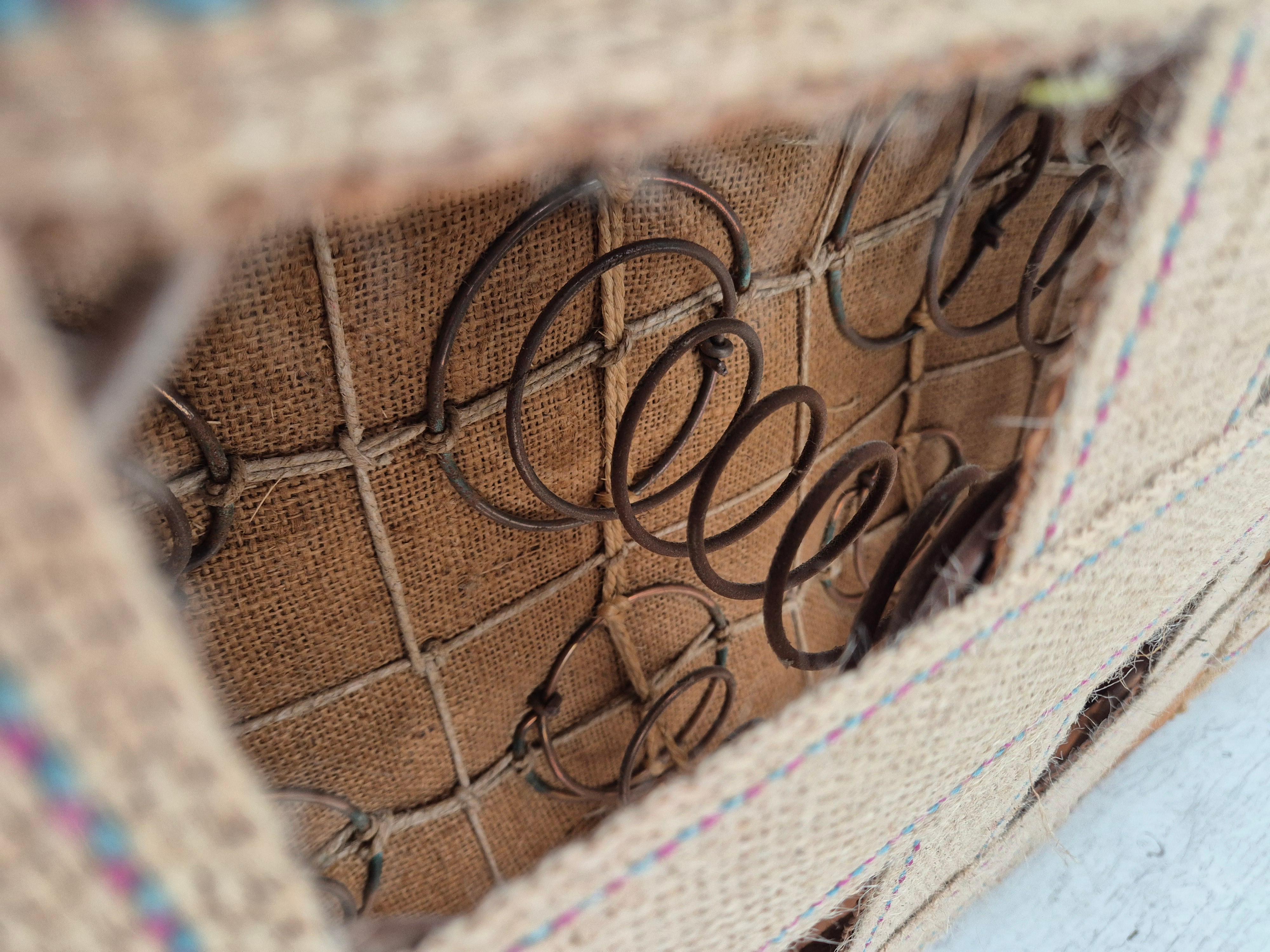 1950s, Danish 2-seater sofa by Ehapa Møbler, original condition, wool fabric. en vente 4