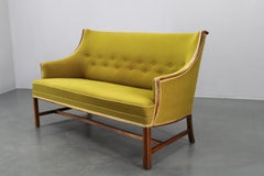 1950s Danish 2-Seater Sofa by Frits Henningsen