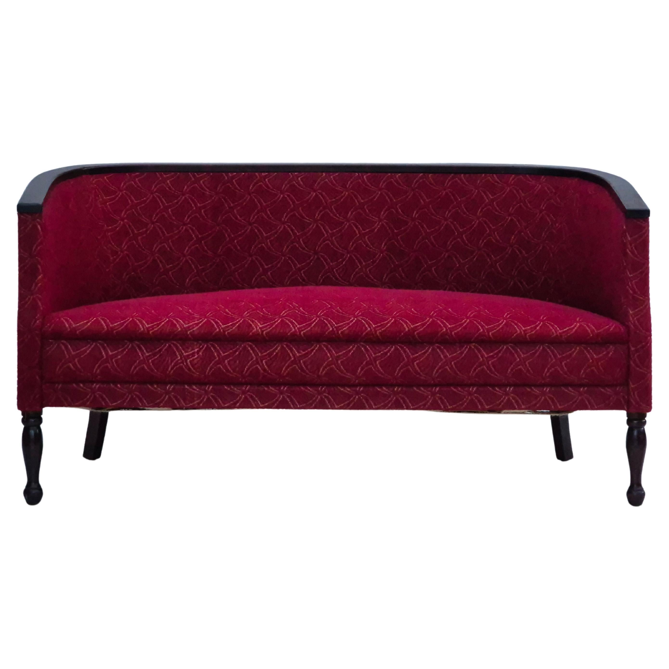 1950er Jahre, Dänisches 2-Sitzer-Sofa, originaler sehr guter Zustand, Eschenholz. im Angebot