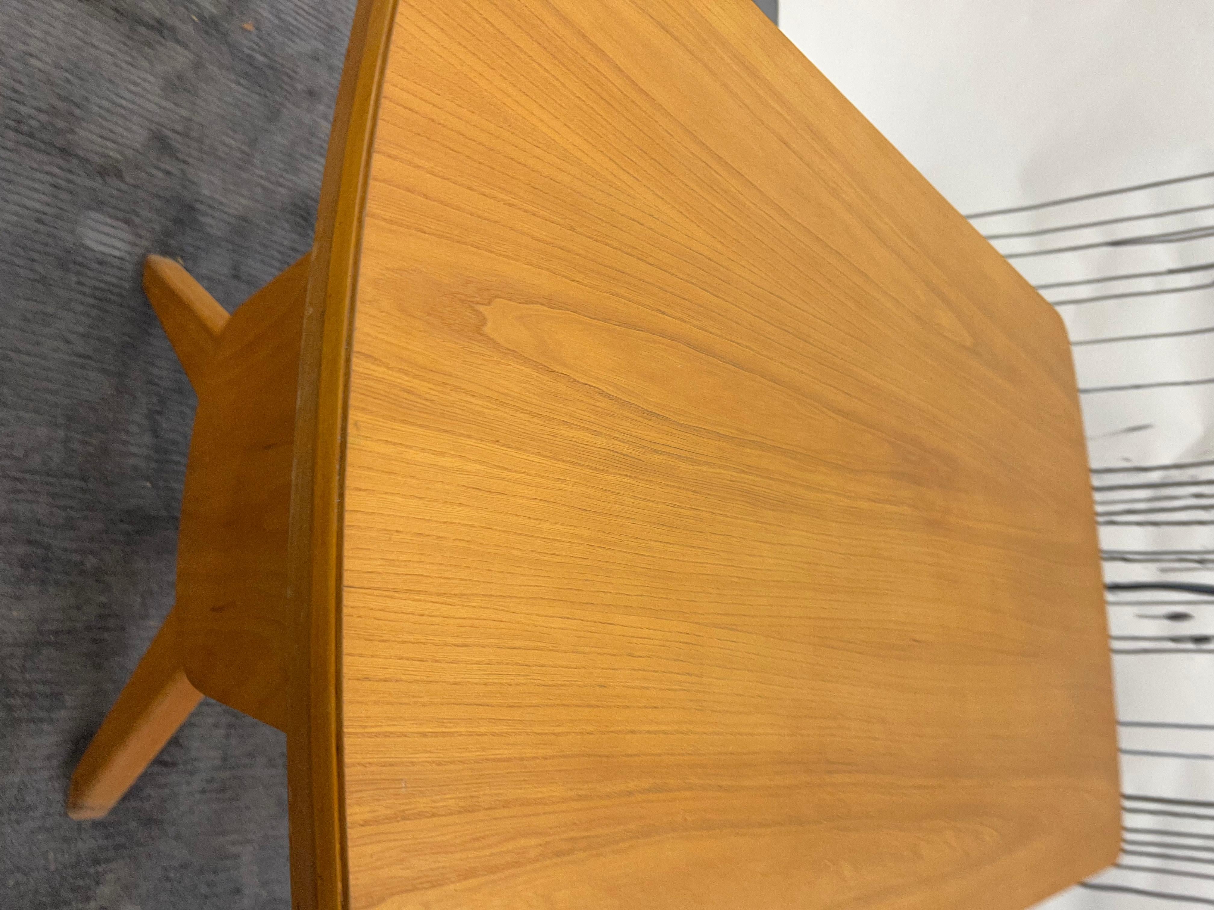 Bureau ou table ajustable long et étroit danois des années 1950 par Max Bohme Fabrikant en vente 2