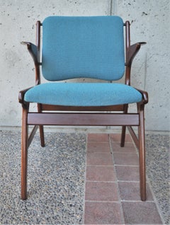 1950s Danish Afromosia Teak Armchair by Arne Hovmand Olsen for AR Klingenberg