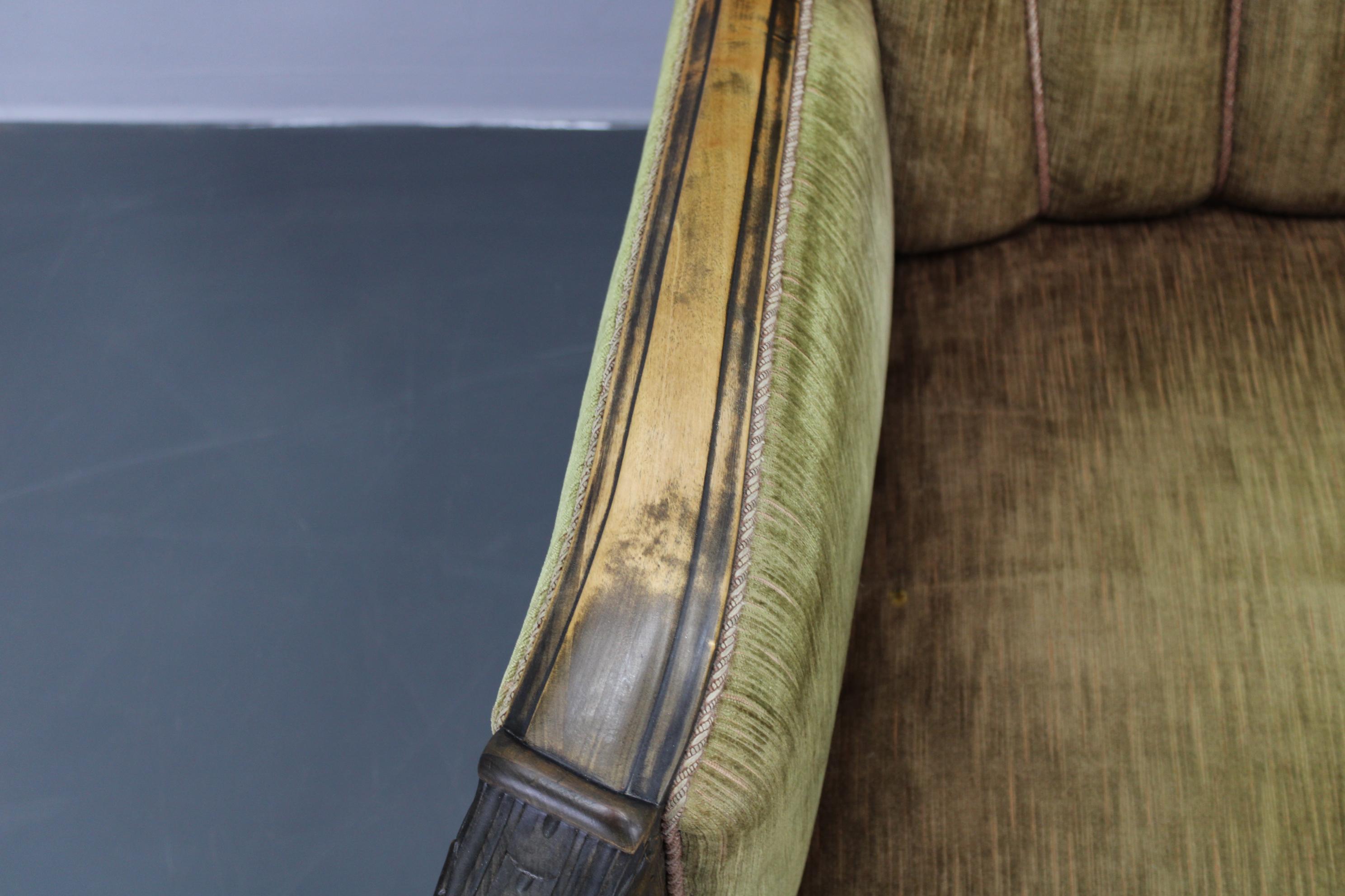 Sillón danés de los años 50, 2artículos disponibles Tela en venta