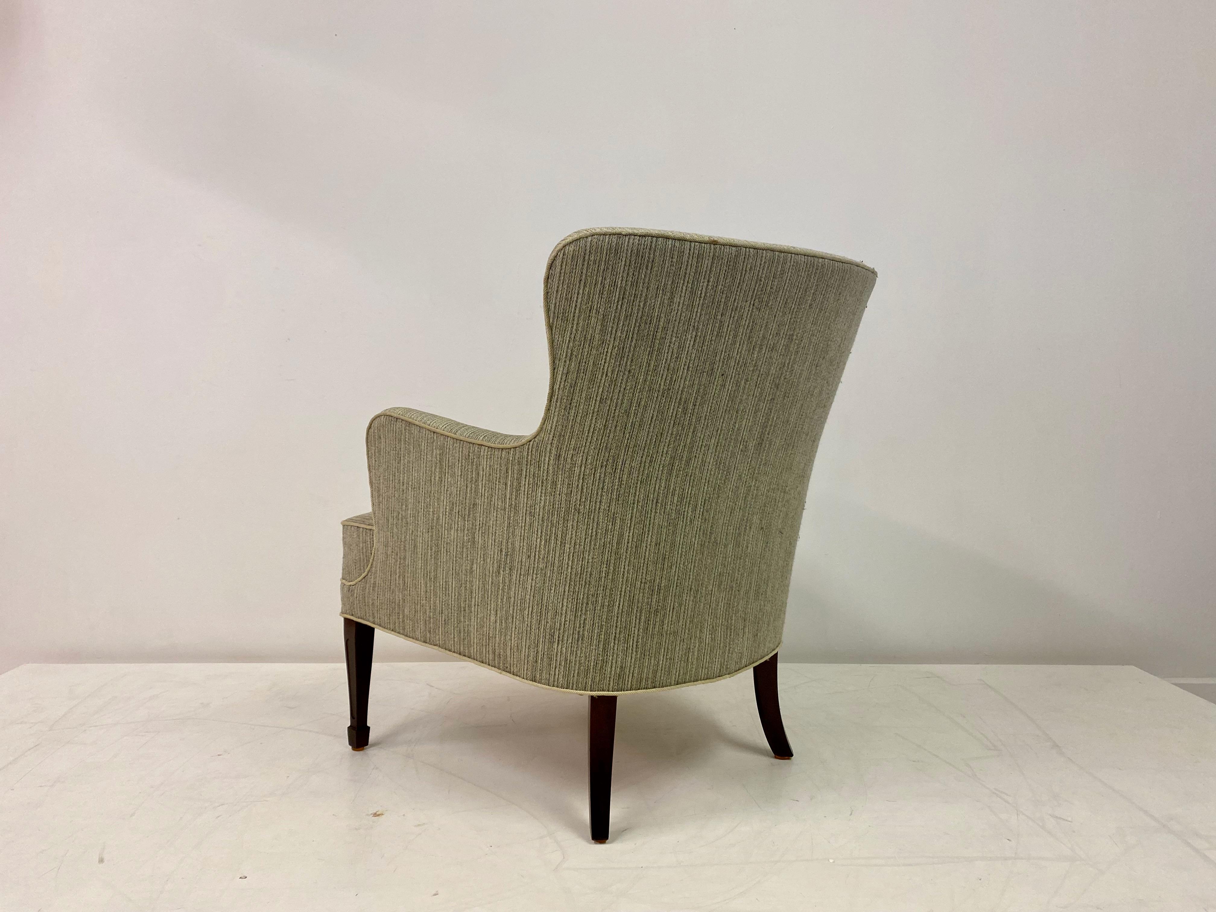 1950s Danish Armchair by Frits Henningsen For Sale 4
