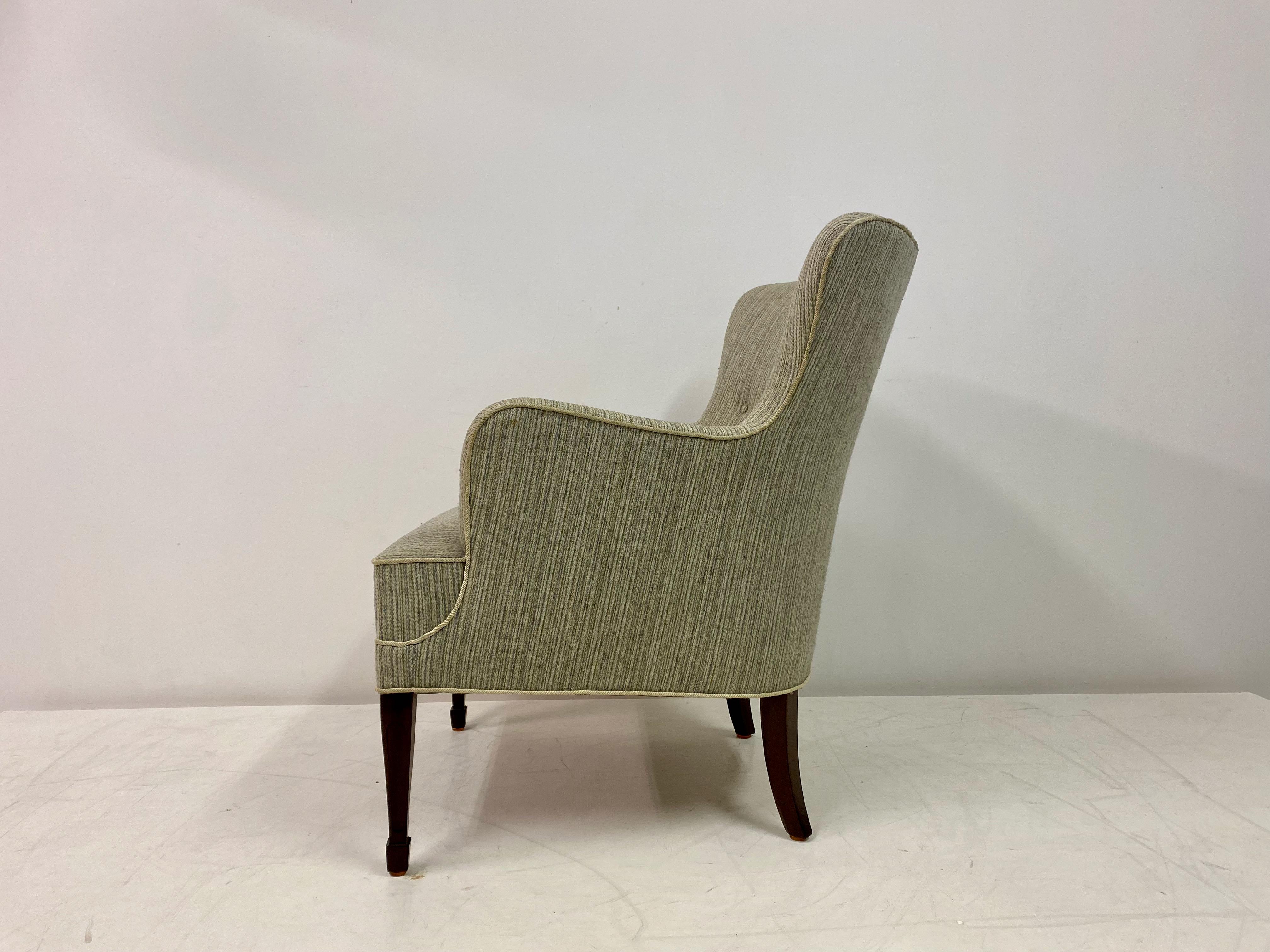 20th Century 1950s Danish Armchair by Frits Henningsen For Sale