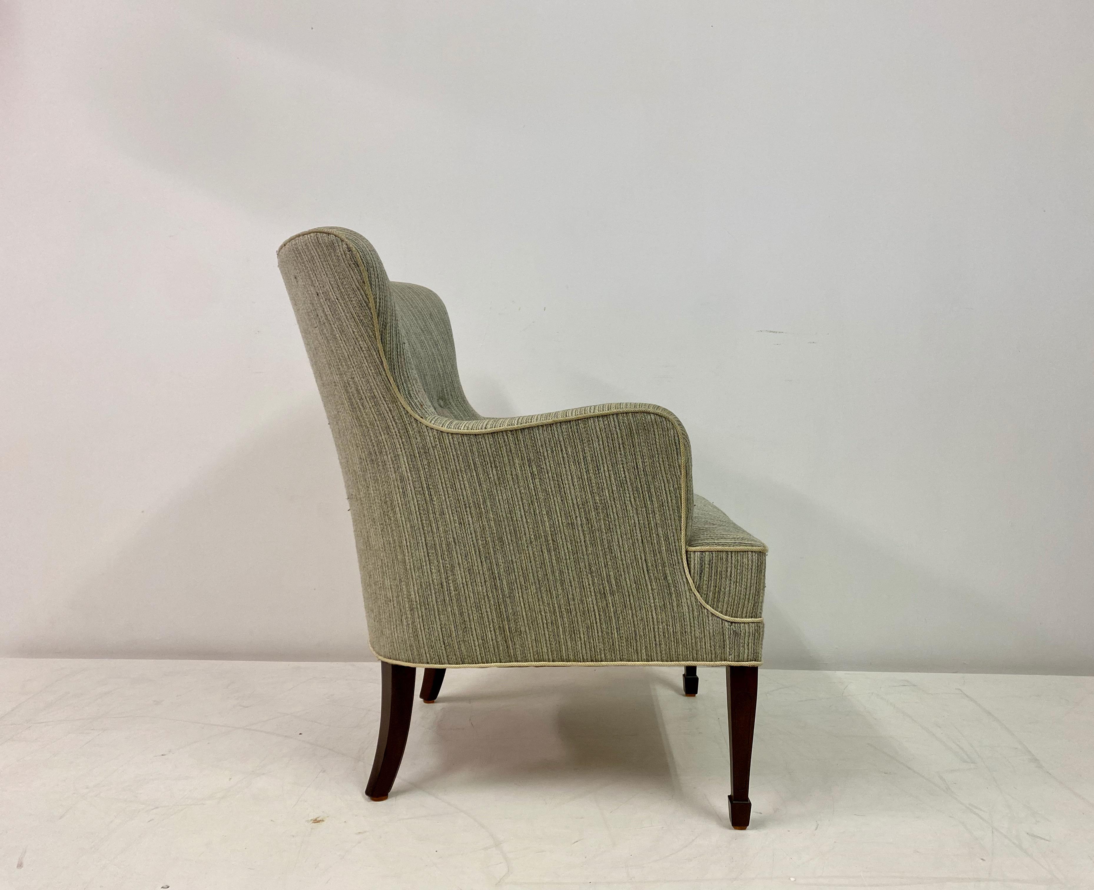 1950s Danish Armchair by Frits Henningsen For Sale 1