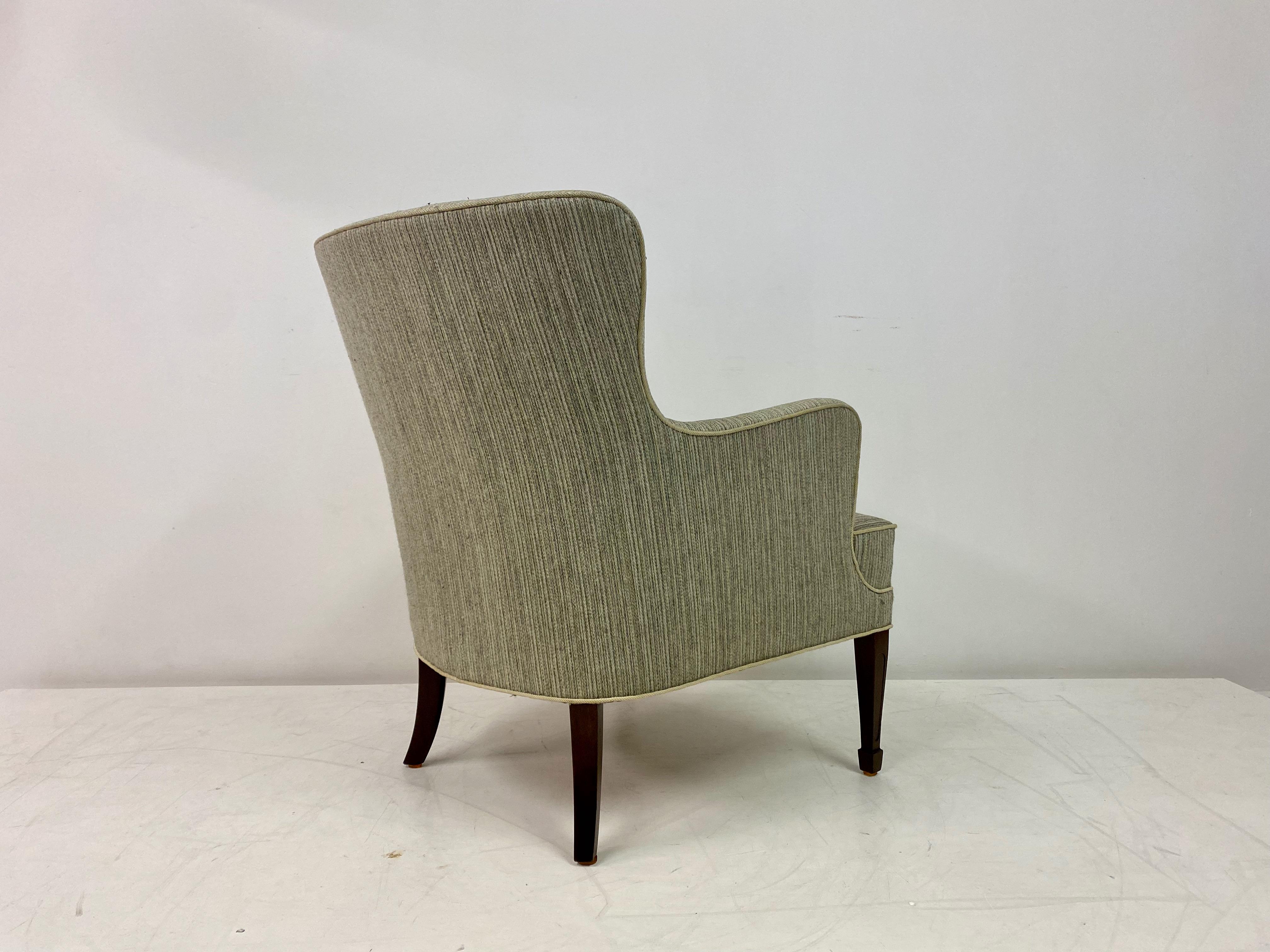 1950s Danish Armchair by Frits Henningsen For Sale 2