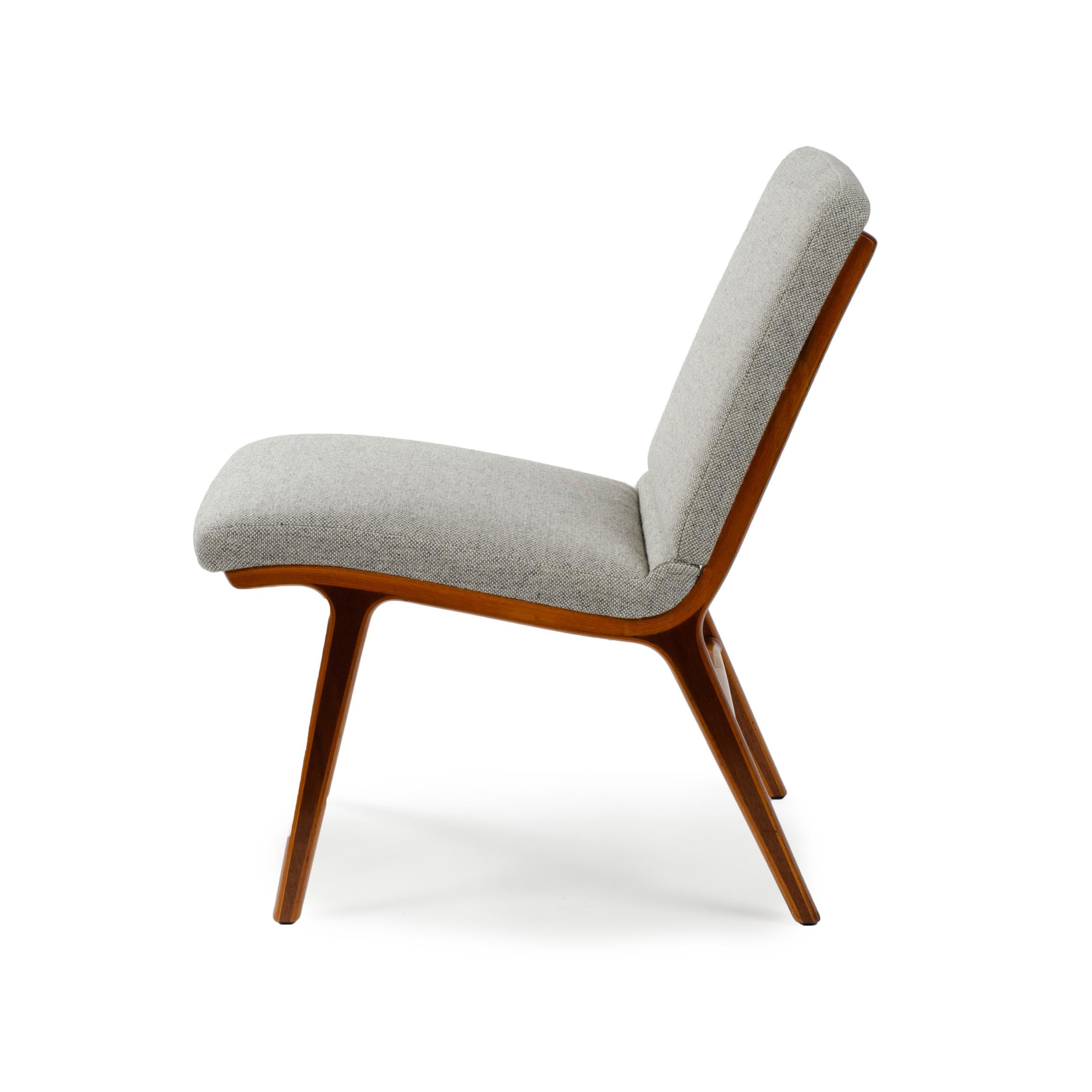 Laminated 1950s Danish 'Ax' Chairs by Peter Hvidt & Orla Mölgaard-Nielsen for Fritz Hansen For Sale