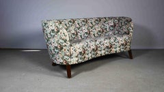 1950s Danish Banana Sofa by Slagelse Møbelværk