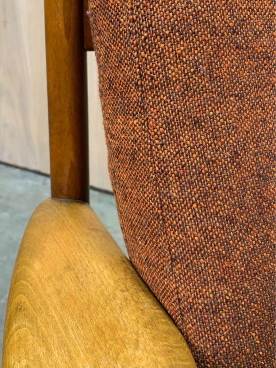 Mid-20th Century 1950s Danish Beech Lounge Chair by Grete Jalk