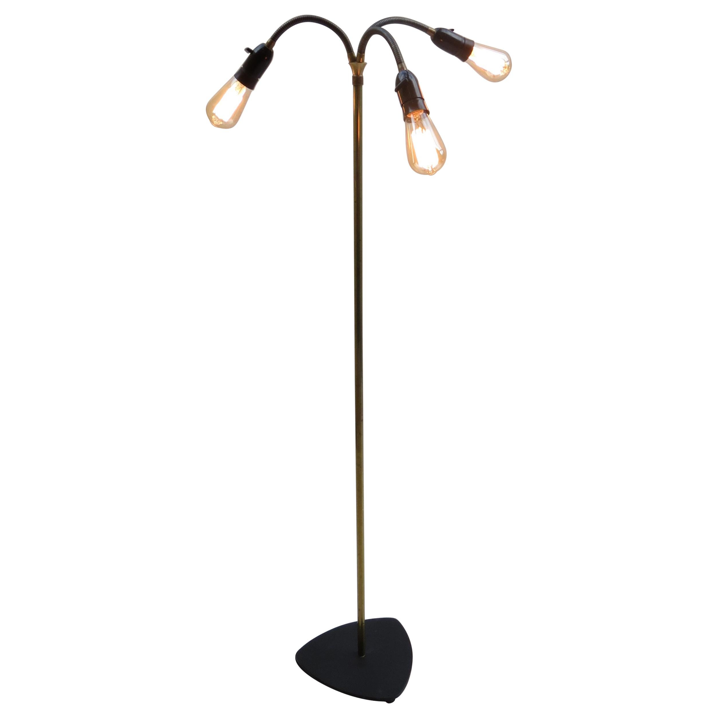 Floor Lamps with Flexible Arms 3 For Sale on 1stDibs floor lamp