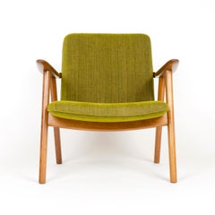 1950s Danish Bukkestolen Oak Reading Chair by Hans J. Wegner for Johannes Hansen