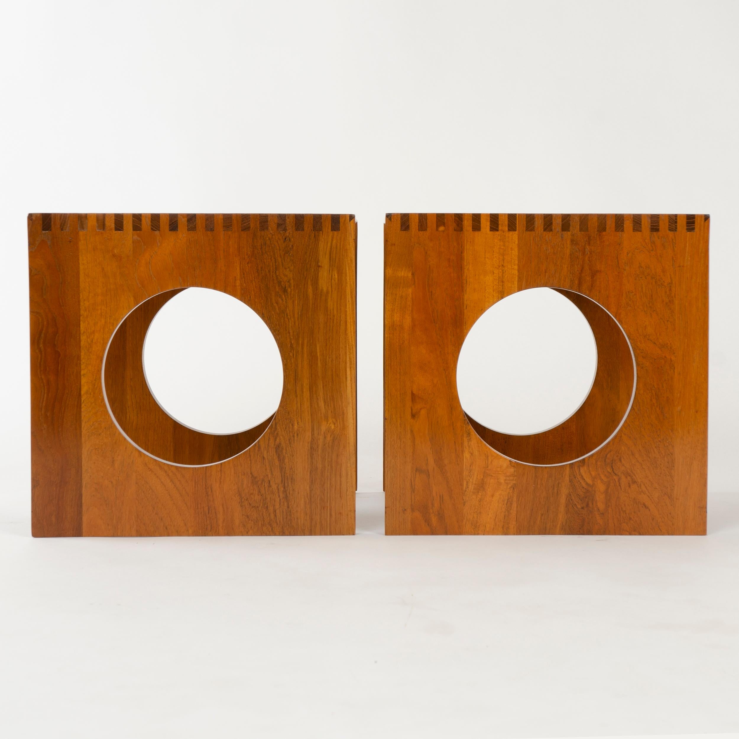 1950s Danish Cube End Tables by Jens H. Quistgaard for Richard Nissen In Good Condition In Sagaponack, NY