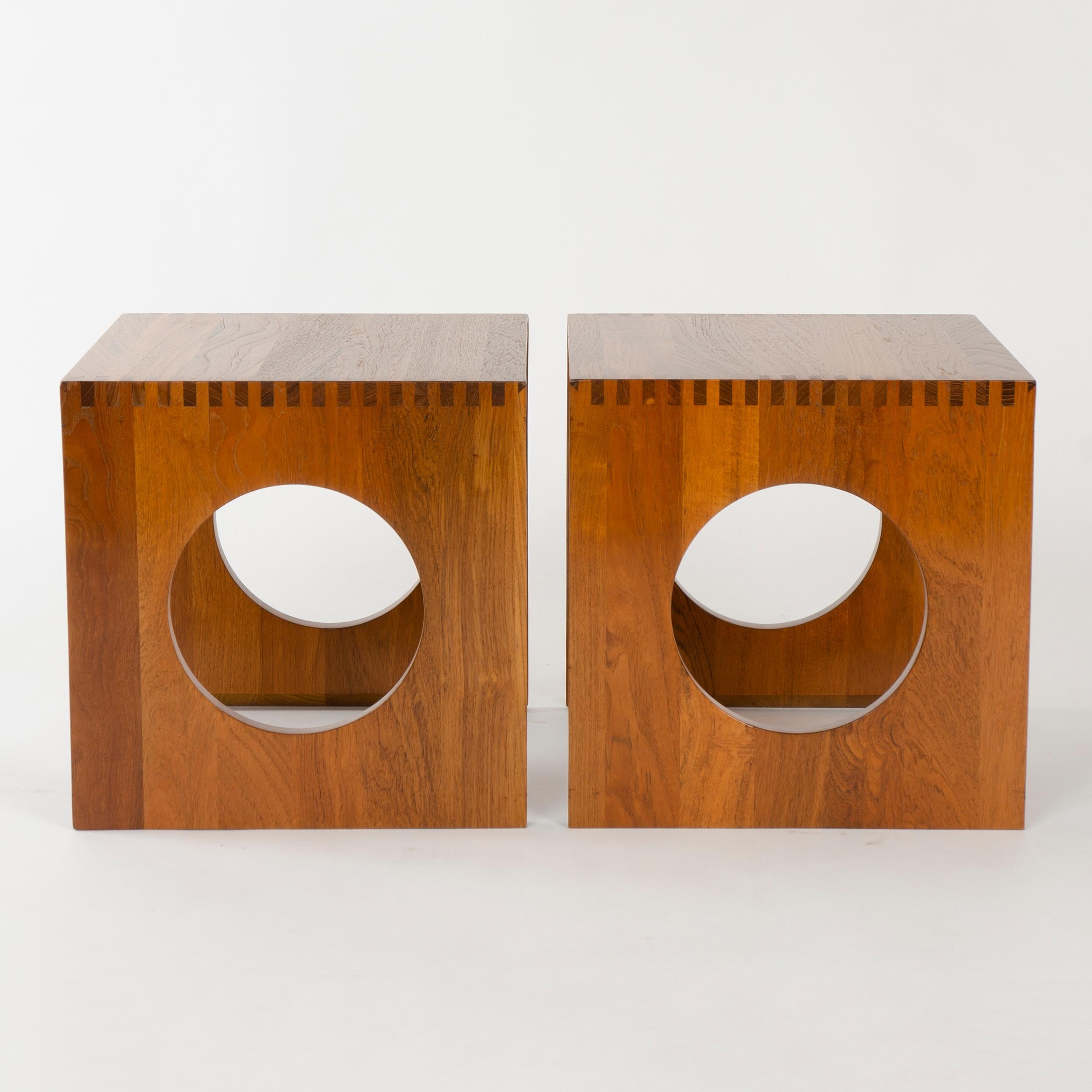 Mid-20th Century 1950s Danish Cube End Tables by Jens H. Quistgaard for Richard Nissen
