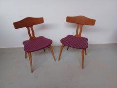 1950's Danish Henning Kjærnulf Dining Chairs in Oak  by Nyrup Moebelfabrik