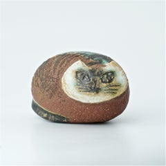 Presse-papiers sculpture de chat en grs de l'poque MCM danois de Lisa Larson des annes 1950, Gustavsberg