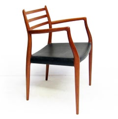 1950s Danish Model 62 Carver Dining Chair In Teak By Niels Moller