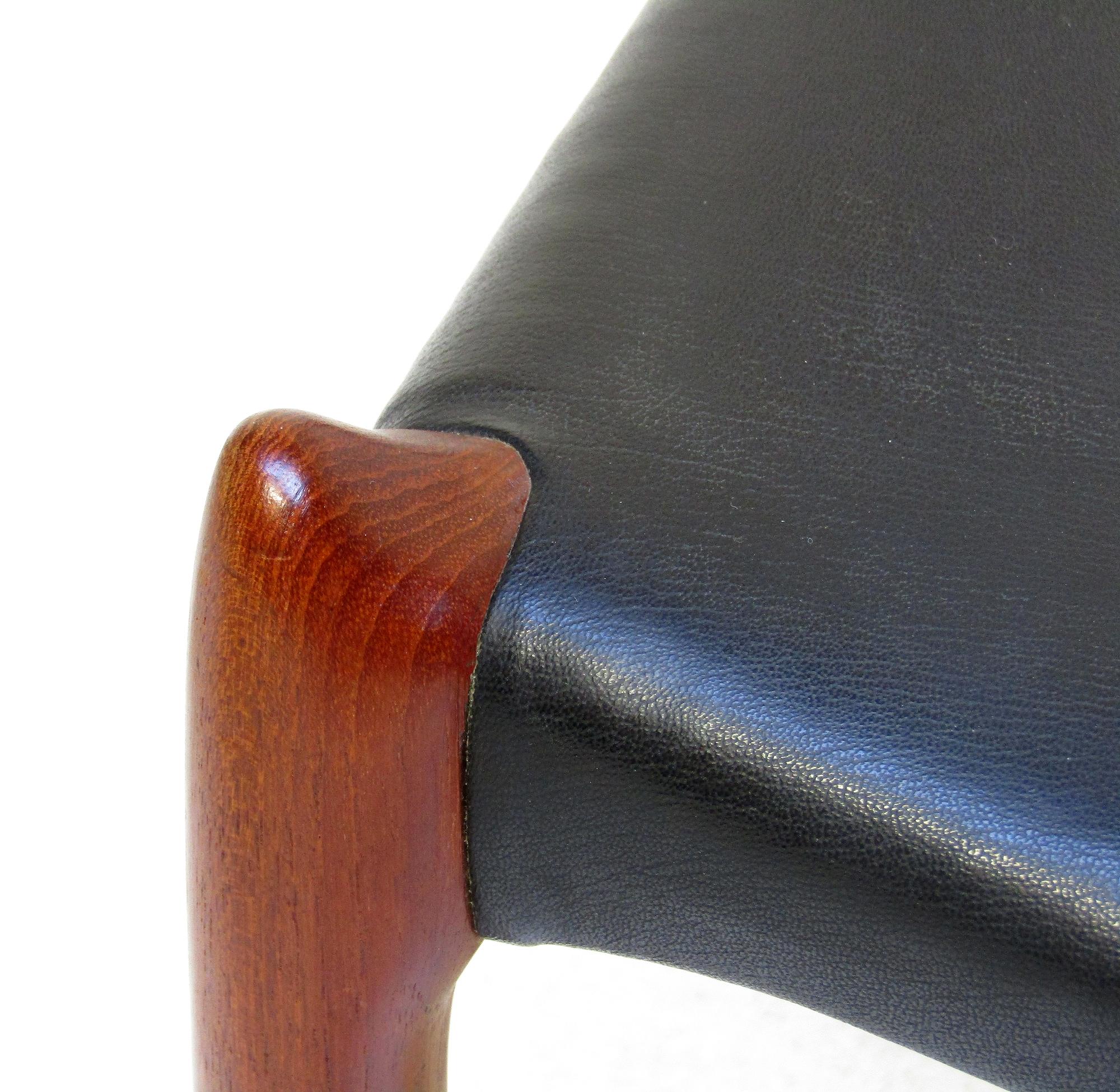 Teak Sedia da pranzo danese Model 78 di Niels Moller del 1950 in teak in vendita