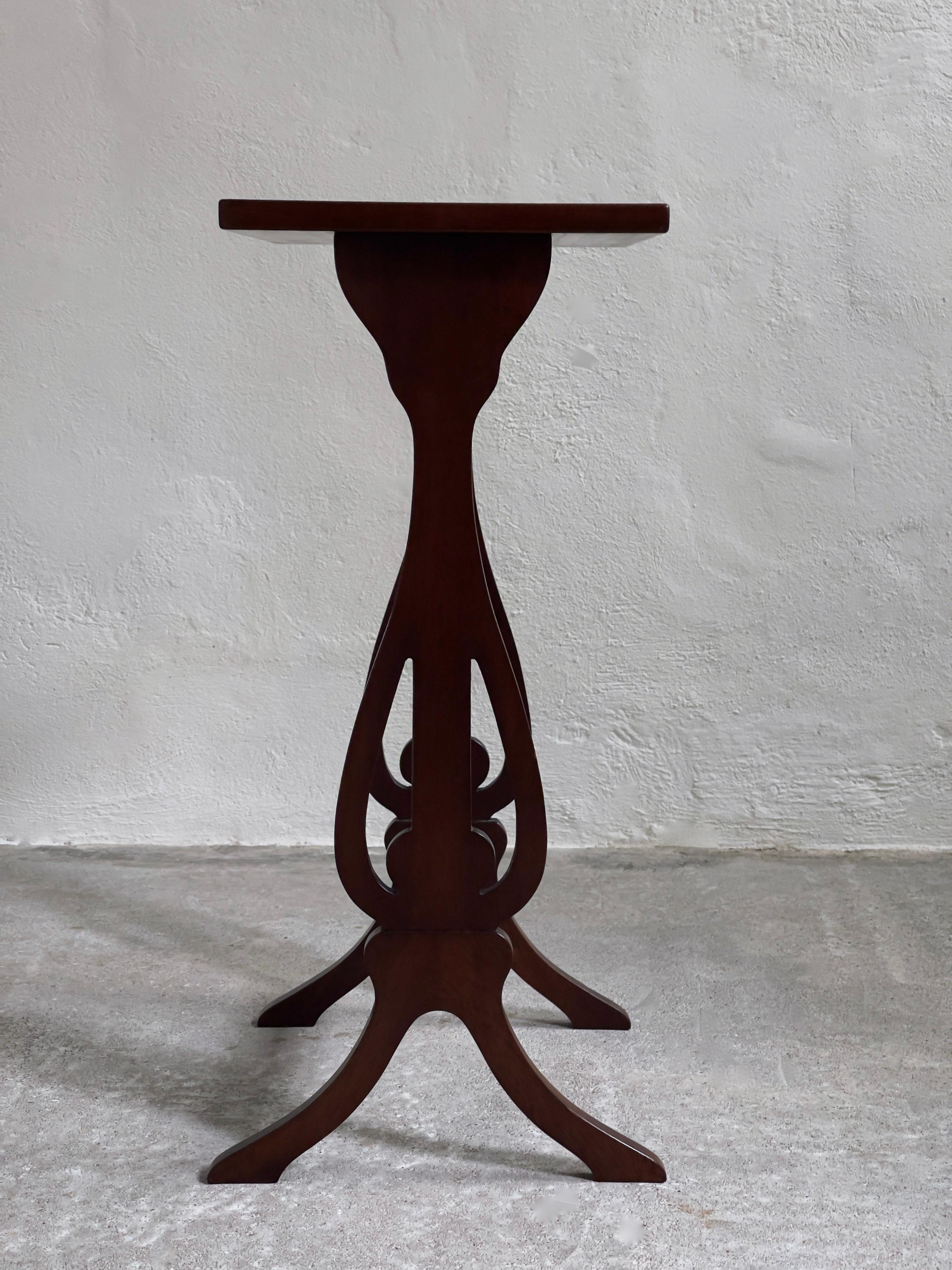 European 1950s Danish Modern Candle Stand by Lysberg Hansen Royal Court Supplier For Sale