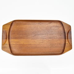 1950s Dansk Modern Designs Plateau de service en Wood/One par Jens Quistgaard Dansk MCM