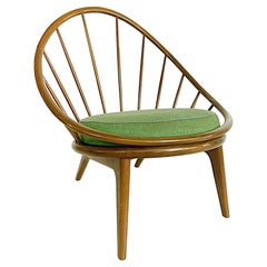 1950s Danish Modern Ib Kofod Larsen for Selig Hoop Chair with Seat Cushion