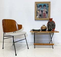 1950s Danish Modern Ib Kofod Larsen Penguin Chair, Totally Restored