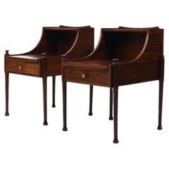 1950s Danish Nightstands / Bedside Tables