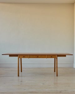 1950s Danish Oak + Teak Desk by Poul Volther